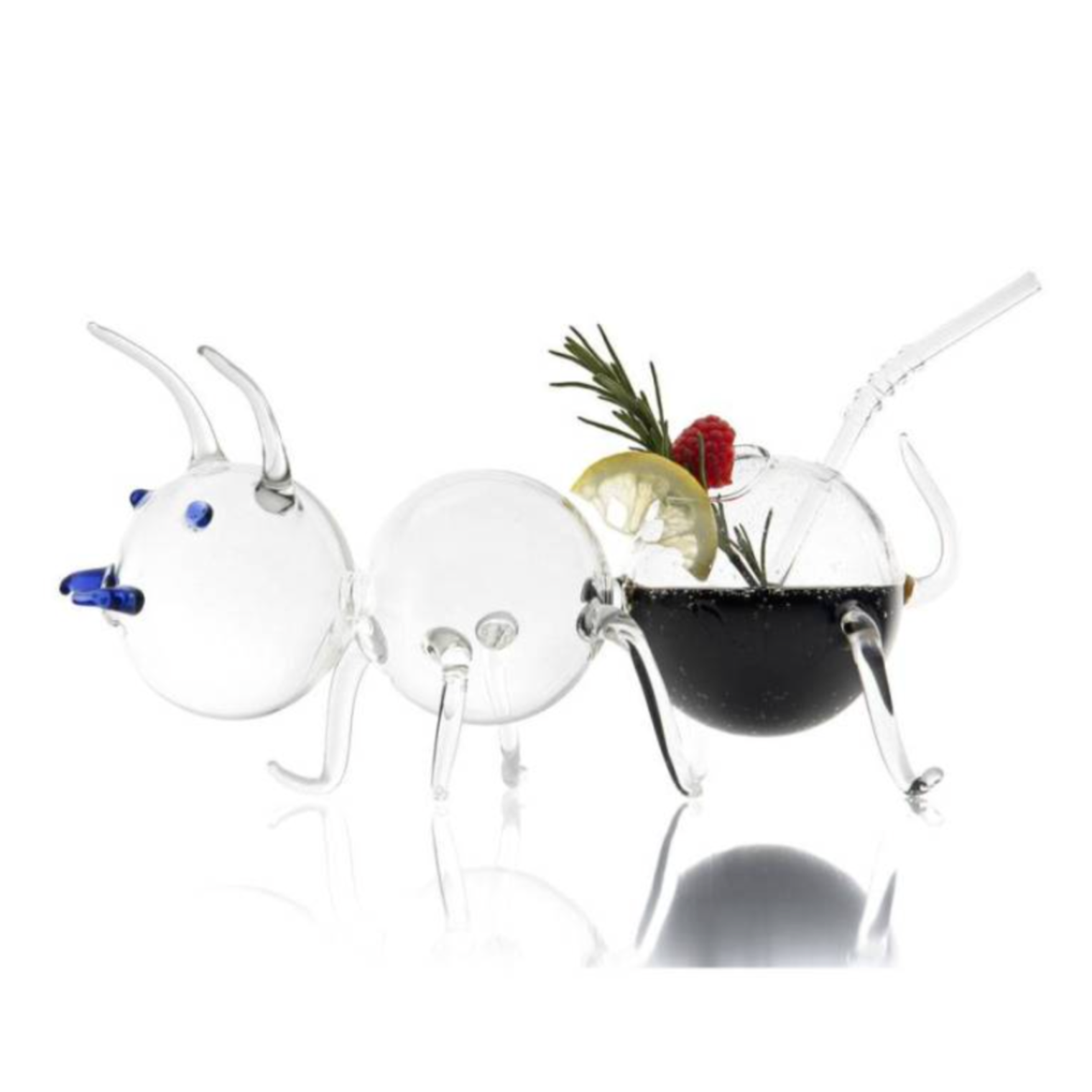 bicchiere formica per cocktail in vetro soffiato