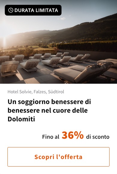 Un soggiorno benessere di benessere nel cuore delle Dolomiti