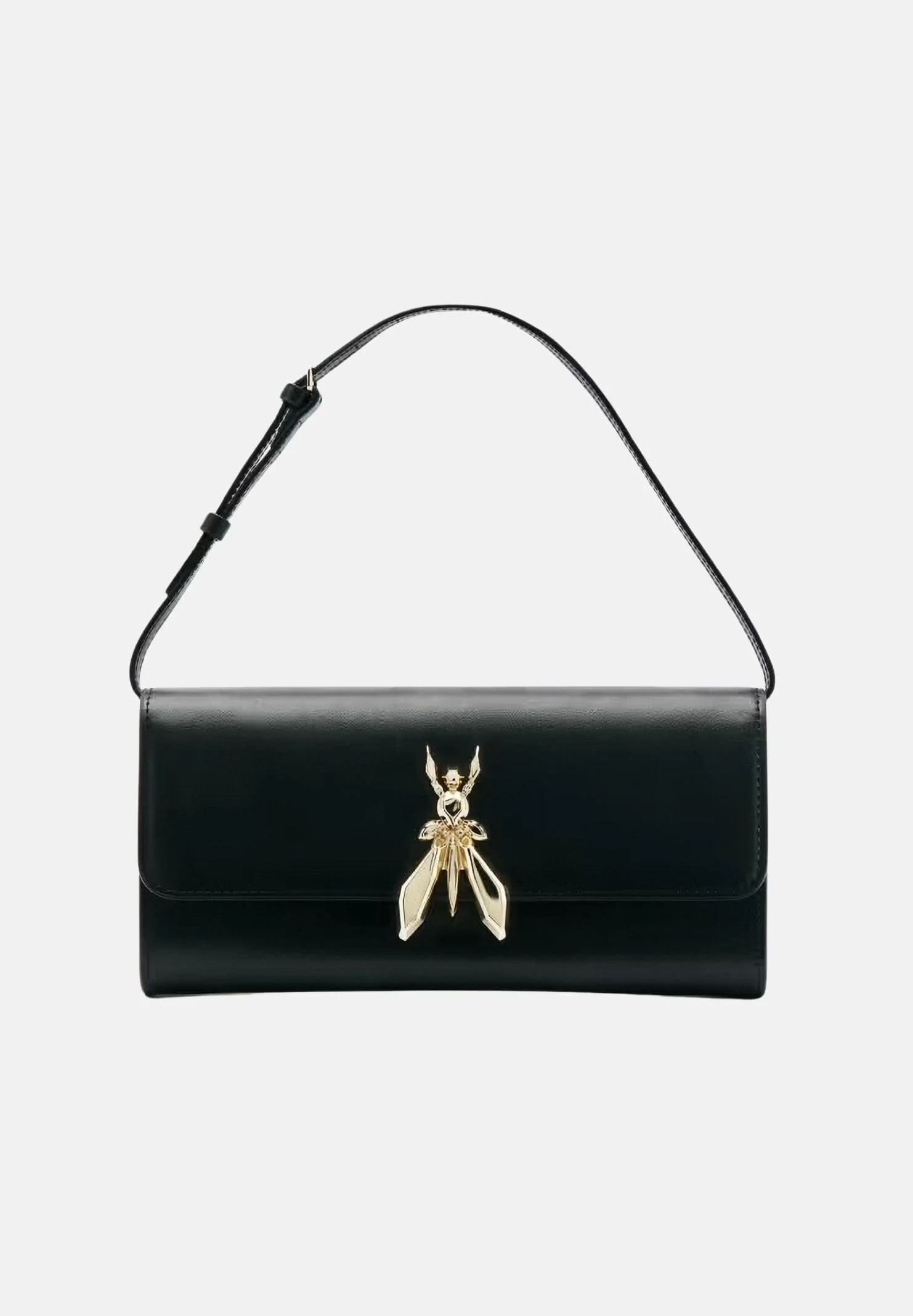 Image of PATRIZIA PEPE Borsa a spalla Square Essential Fly nera da donna