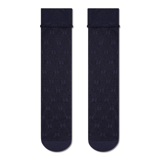 Calzini alti con monogramma H