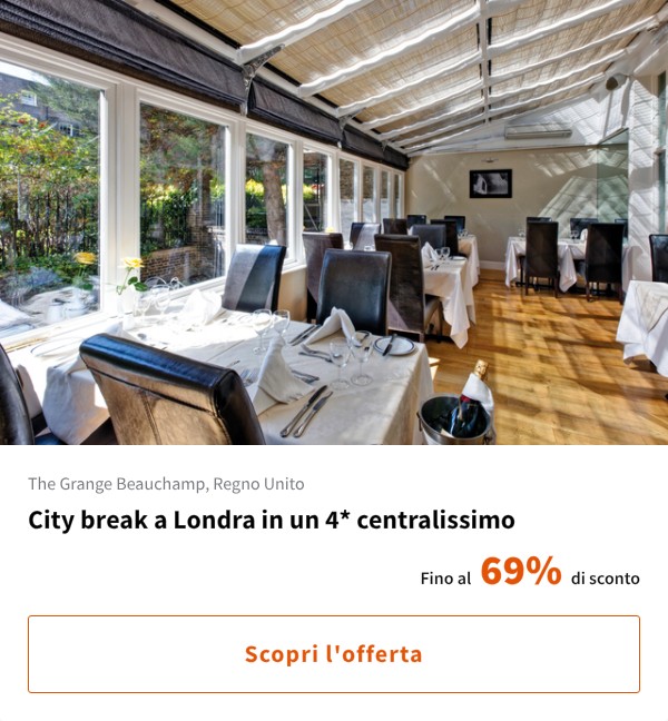 City break a Londra in un 4* centralissimo