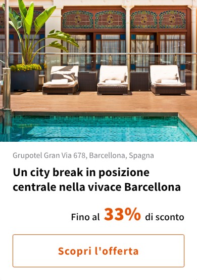 Un city break in posizione centrale nella vivace Barcellona