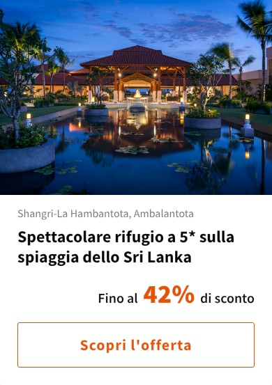 Spettacolare rifugio a 5* sulla spiaggia dello Sri Lanka