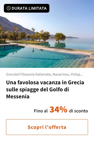 Una favolosa vacanza in Grecia sulle spiagge del Golfo di Messenia