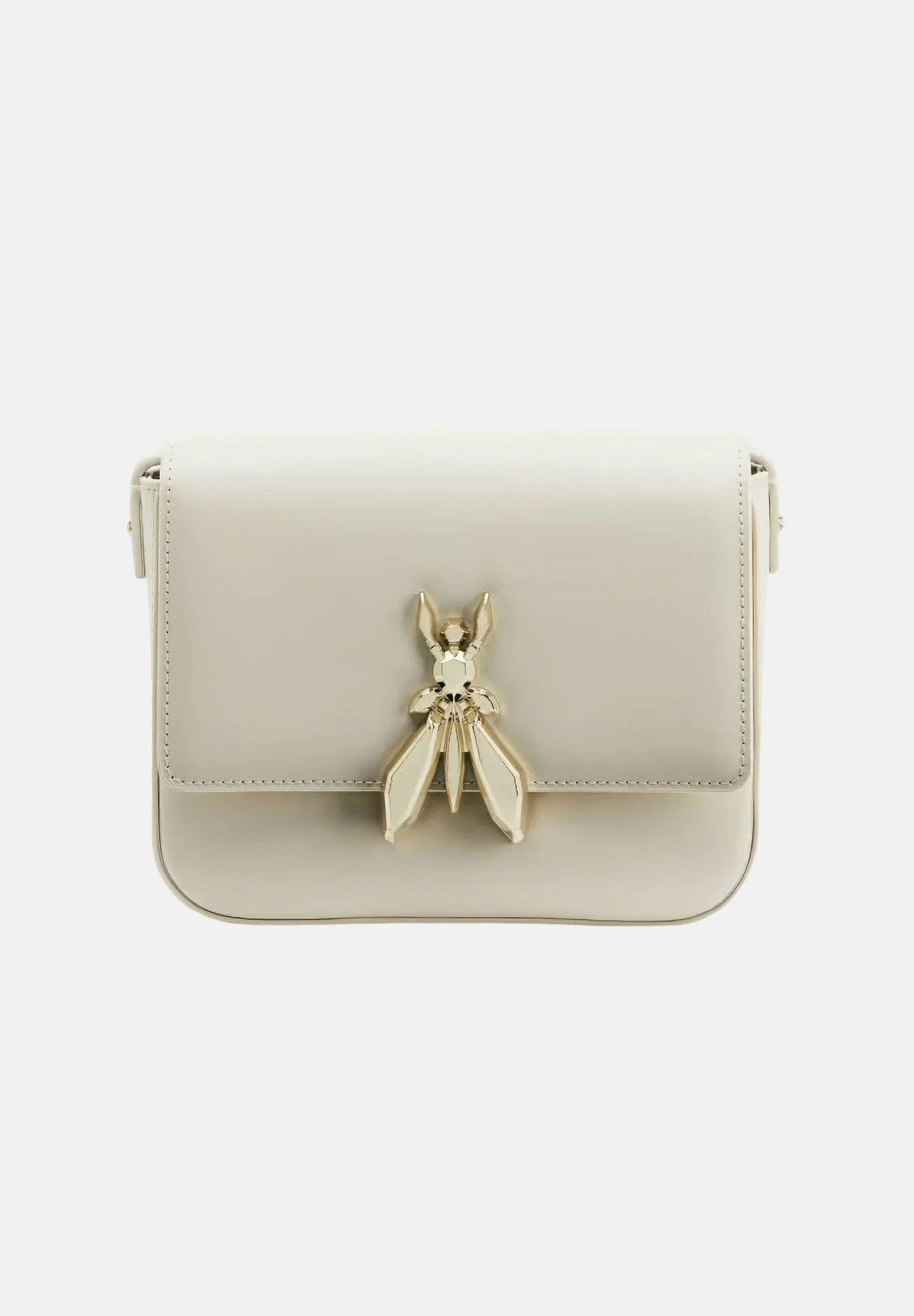 Image of PATRIZIA PEPE Borsa a tracolla Essential Fly panna da donna