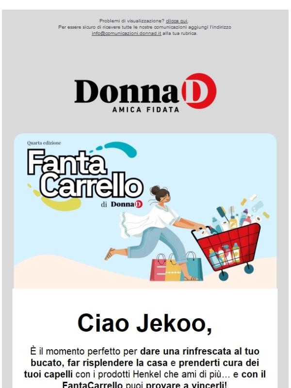 Porta una ventata di freschezza in casa con il FantaCarrello!