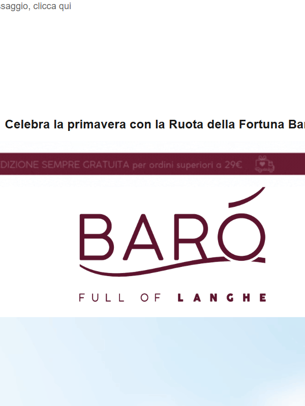 🎁 Gira la ruota e ricevi subito un regalo