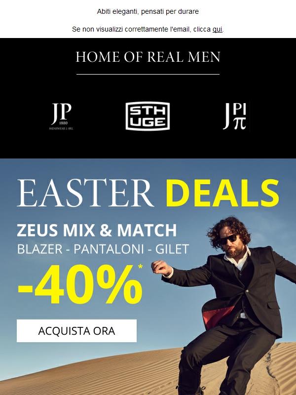 Easter Deals 🐰-40% sul completo mix & match Zeus