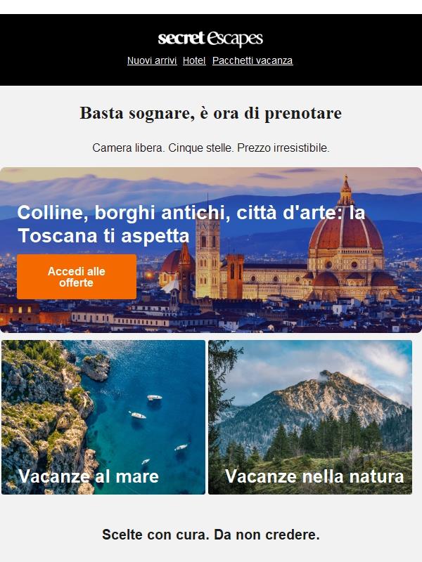 Cosa prenotare oggi?