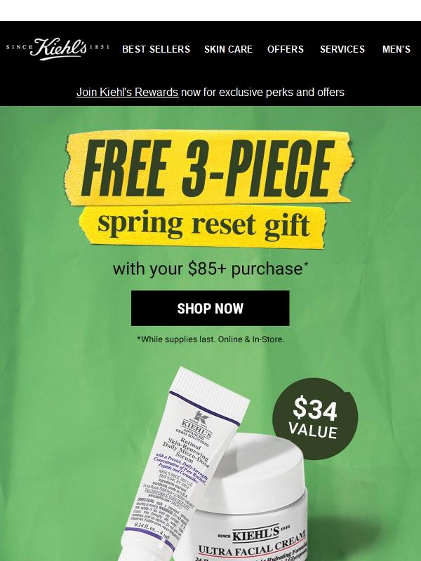 Your Free 3-Piece Spring Reset Gift Is Here! 🌼