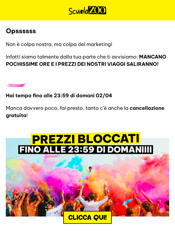 Manca poco, puoi farcelaaaa