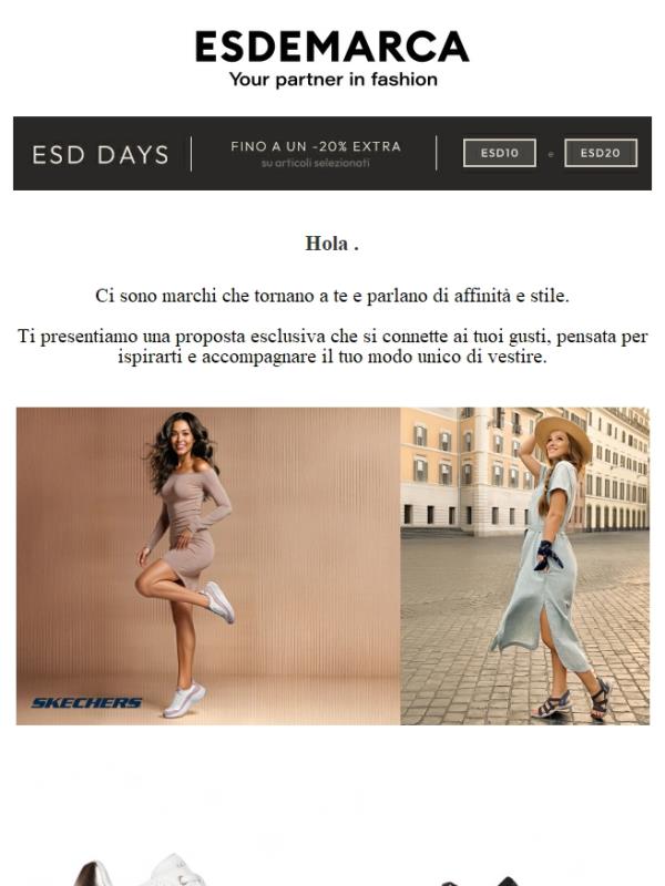 , i tuoi marchi preferiti, riuniti in una selezione esclusiva