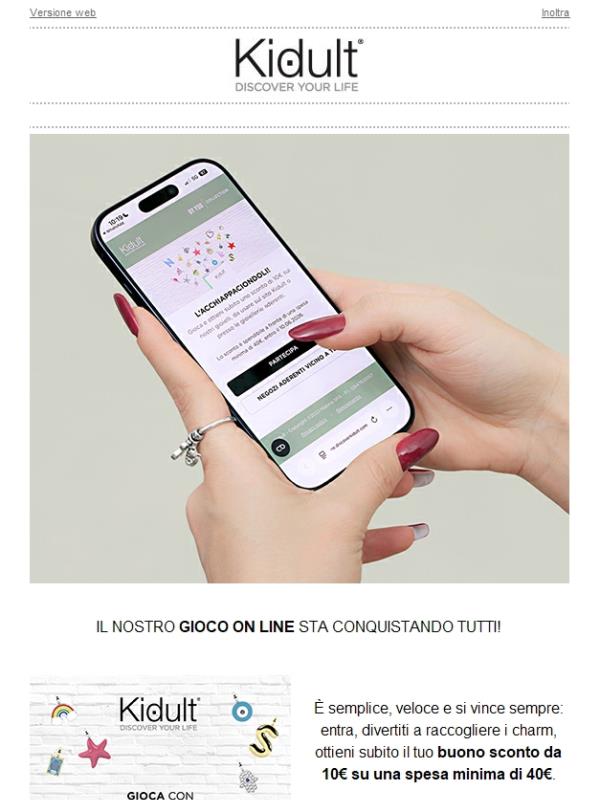 Hai già vinto un buono sconto con L'Acchiappaciondoli?