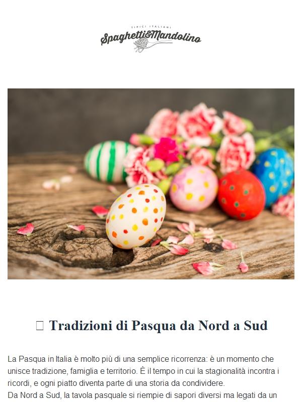 🐣  Tradizioni di Pasqua da Nord a Sud