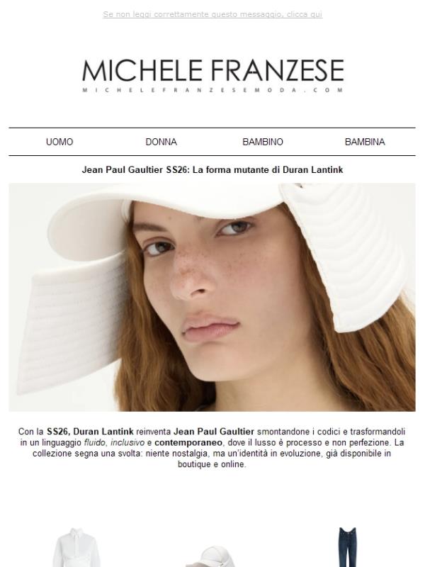 Jean Paul Gaultier SS26: La forma mutante di Duran Lantink