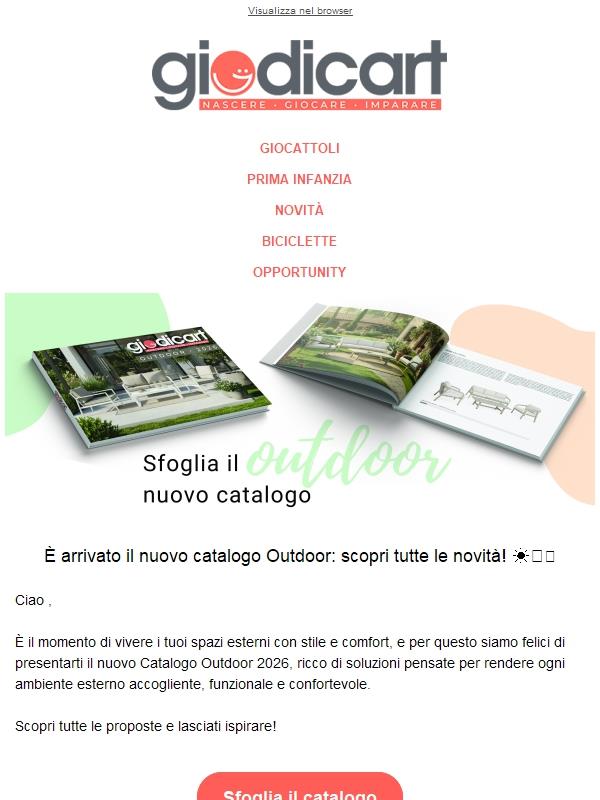 ☀️🌿 Il nuovo Catalogo Outdoor 2026 è qui!