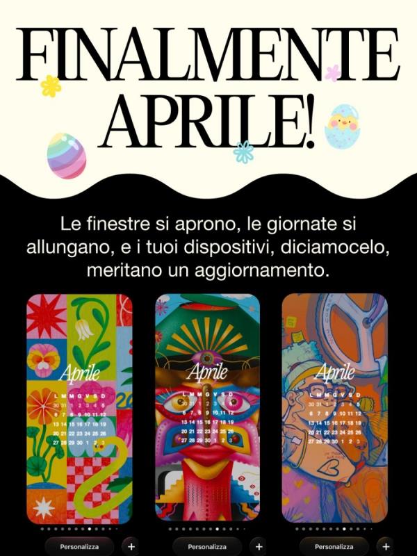 🌸 I tuoi nuovi sfondi di aprile sono qui