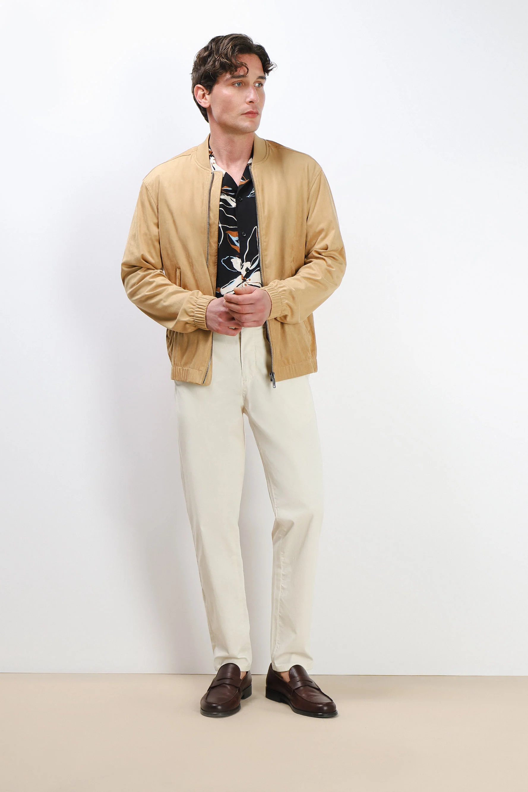 Image of GIUBBOTTO EFFETTO CAMOSCIO