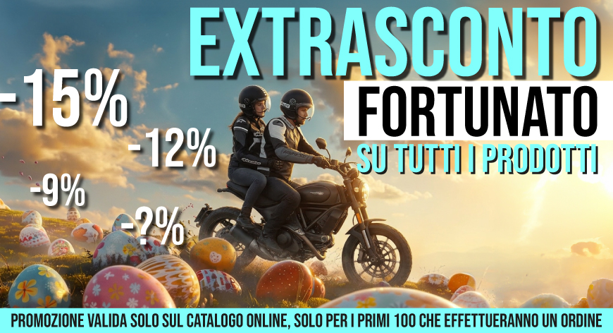 OutletMoto.eu – Extrasconto Fortunato di Pasqua in moto