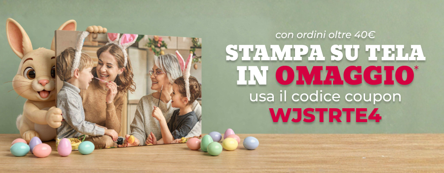 40x30cm TELA GRATIS su ordini superiori a 40€*!