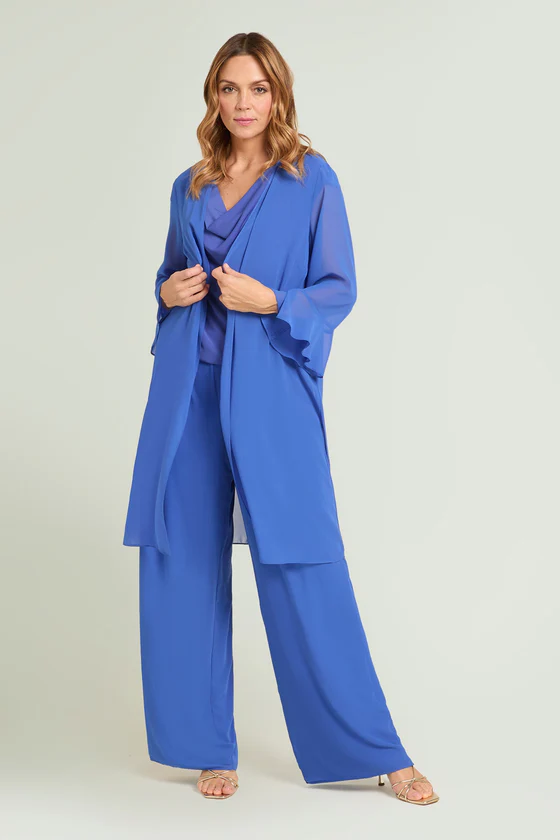 SPOLVERINO E PANTALONE IN GEORGETTE