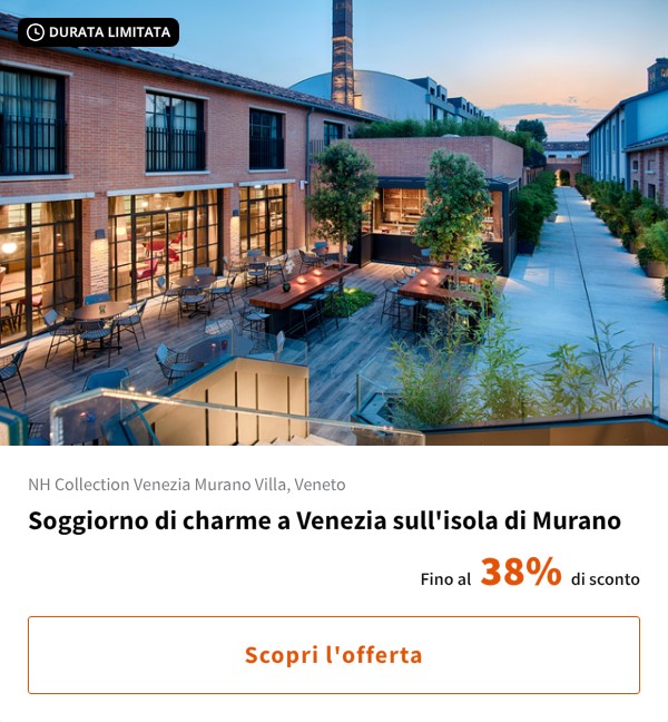 Soggiorno di charme a Venezia sull'isola di Murano