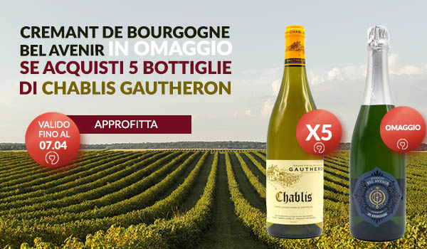 Cremant de Bourgogne in omaggio