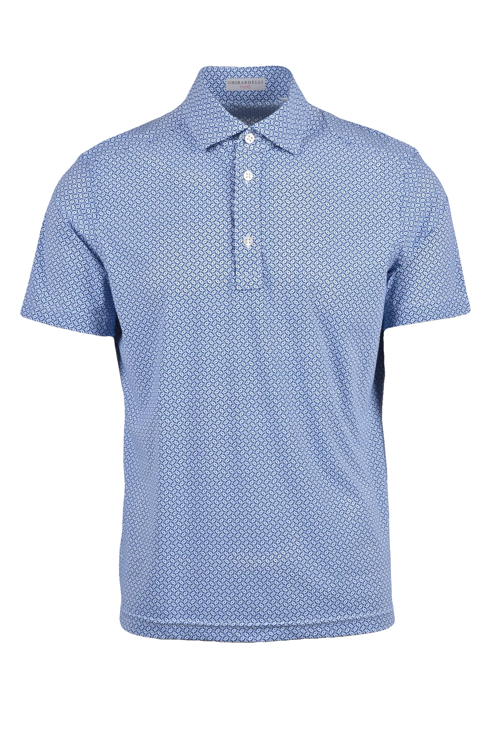 Image of Ghirardelli Next Polo Elastica Azzurra