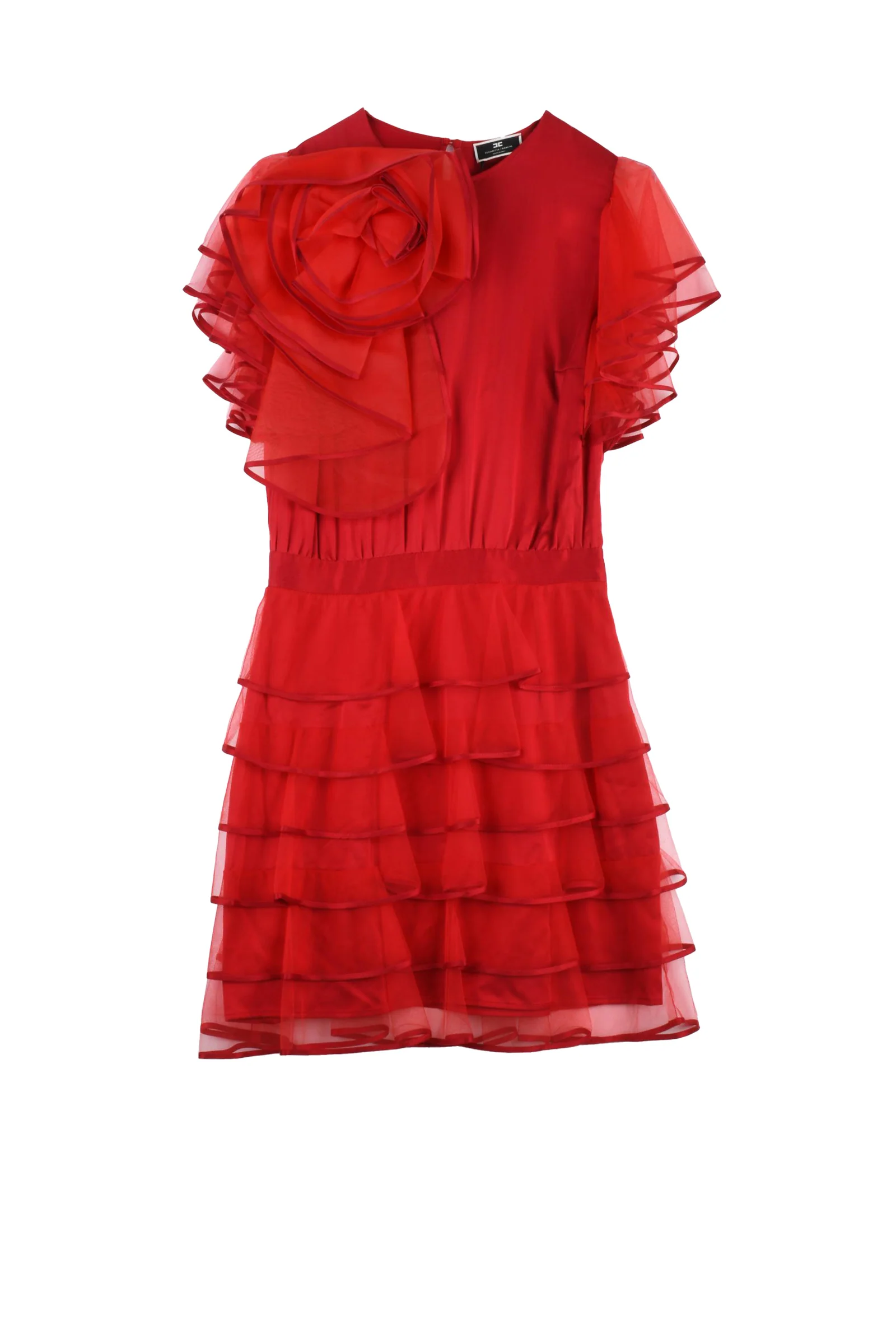 Image of Elisabetta Franchi Abito in Satin