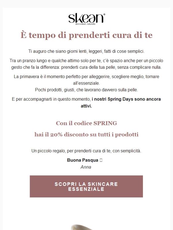 Buona Pasqua e fai un regalo alla tua pelle