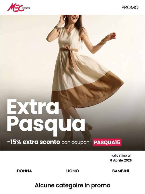 -15% ancora per poco! 🐣 #ExtraSconto