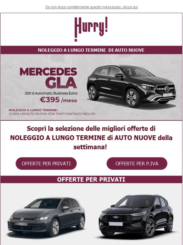 🚘HURRY! Noleggio | Le MIGLIORI OFFERTE della settimana 🚘 Scopri tutte le auto a noleggio a prezzi scontati!