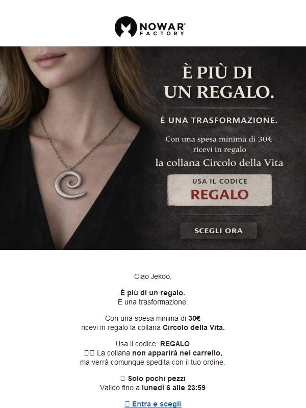 🎁 E' più di un REGALO....ma finisce lunedi