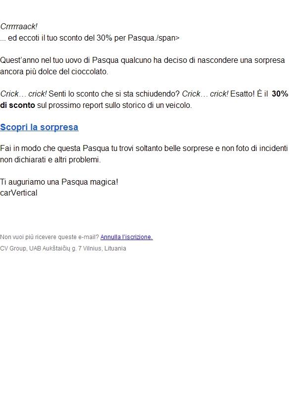 Scopri la tua sorpresa 🐣