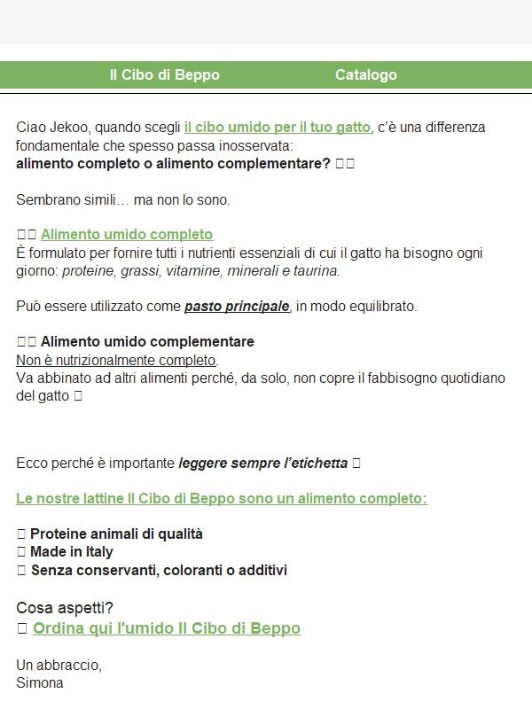 Umido completo o complementare?