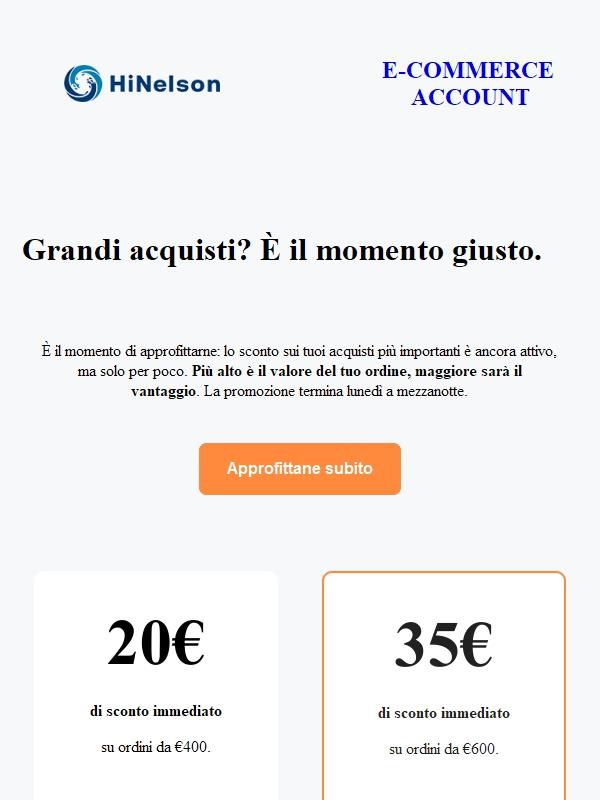 👀 Sconti ancora attivi