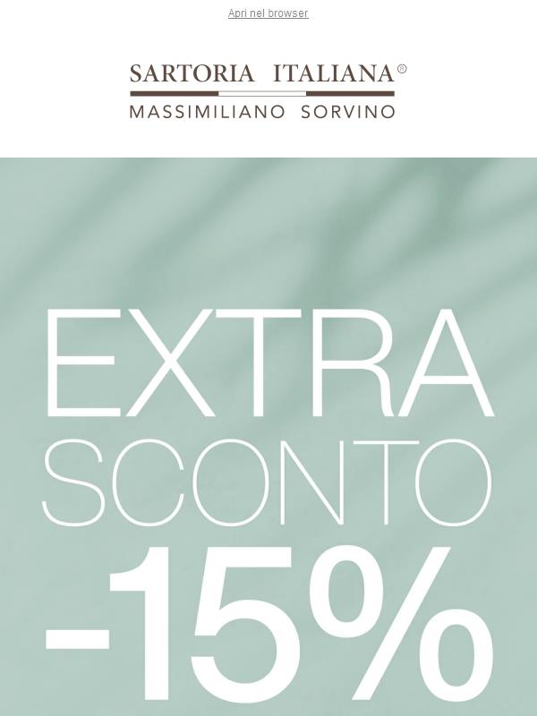 Pasqua Sartoria Italiana: -15% sulla collezione SS26
