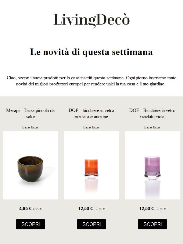 Scopri le novità di questa settimana