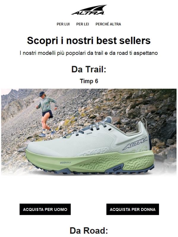 Esplora i modelli più venduti!