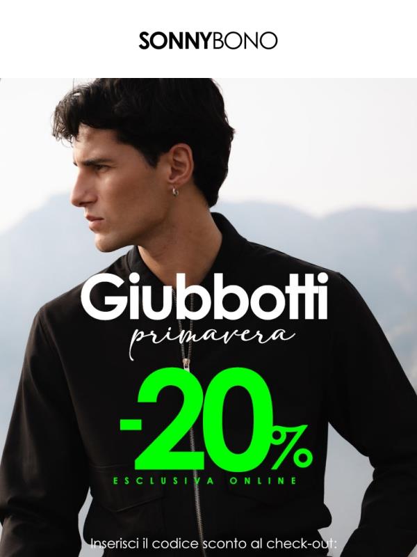 -20% sui giubbotti👀