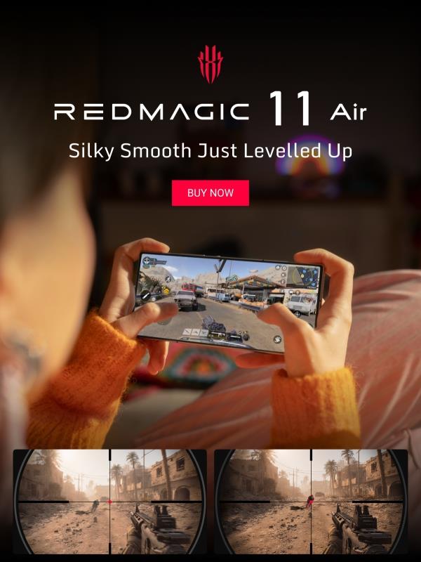 ✨ REDMAGIC 11 Air: Silky Smooth Just Levelled Up
