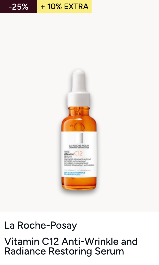 La Roche-Posay Vitamin C12 Serum Anti-Wrinkle and Radiance Restoring Serum 30ml
