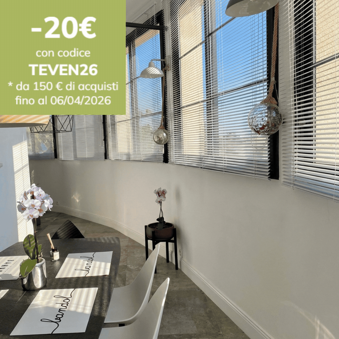 Veneziane in alluminio lamelle