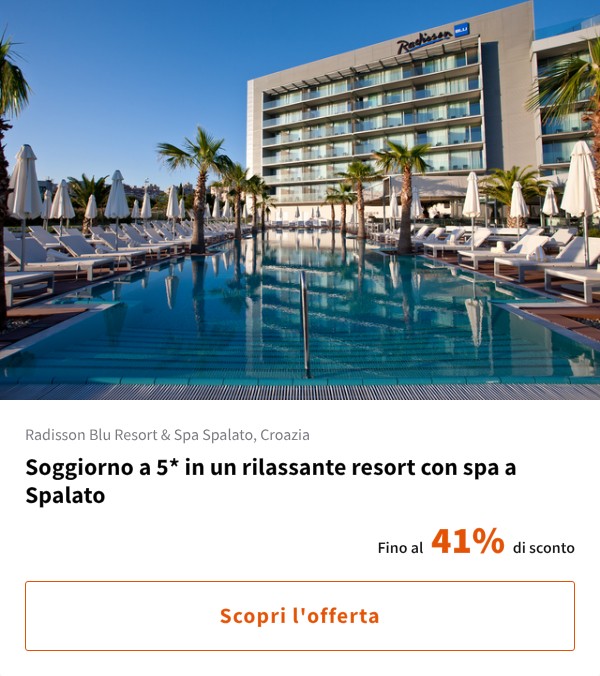 Soggiorno a 5* in un rilassante resort con spa a Spalato