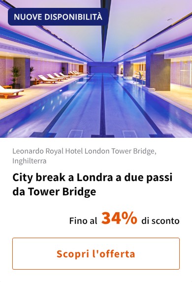 City break a Londra a due passi da Tower Bridge