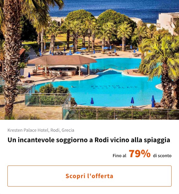 Un incantevole soggiorno a Rodi vicino alla spiaggia