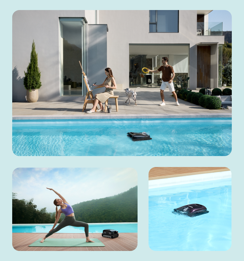 Lascia che la tua piscina si prenda cura di sé stessa questa primavera.