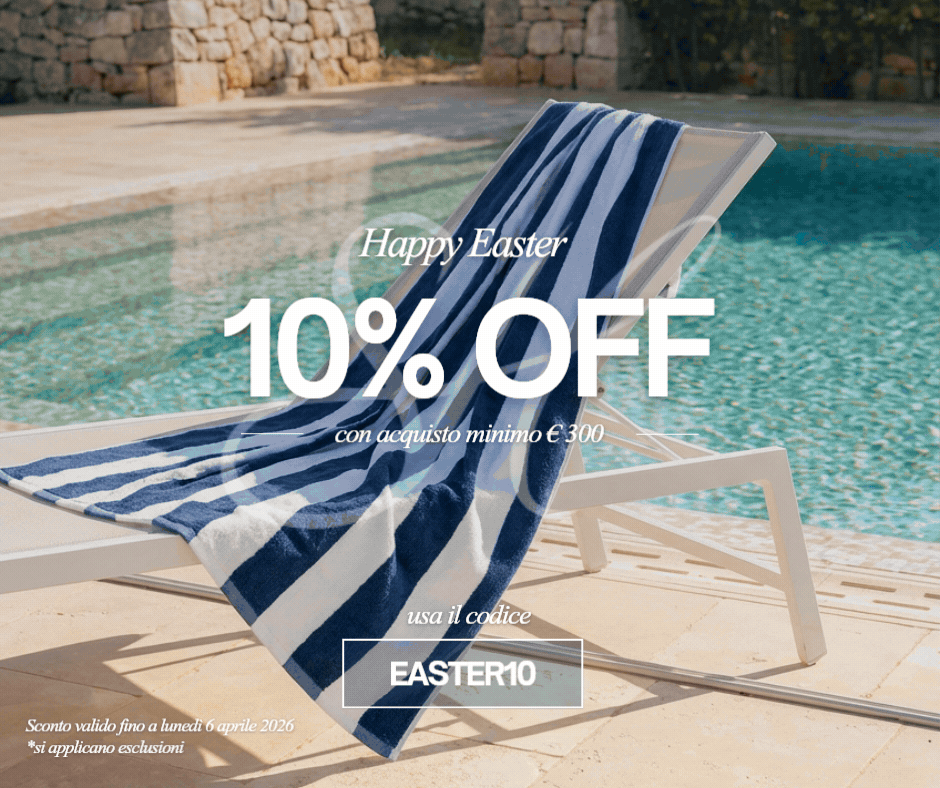 10% di sconto con il codice easter10
