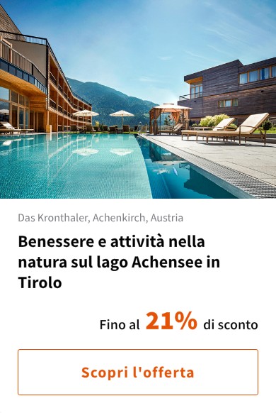 Benessere e attività nella natura sul lago Achensee in Tirolo