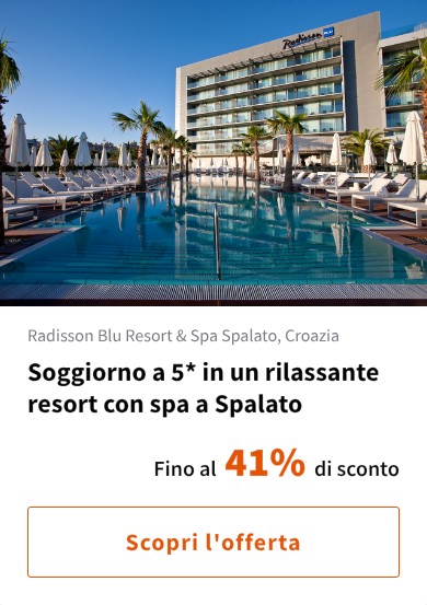 Soggiorno a 5* in un rilassante resort con spa a Spalato